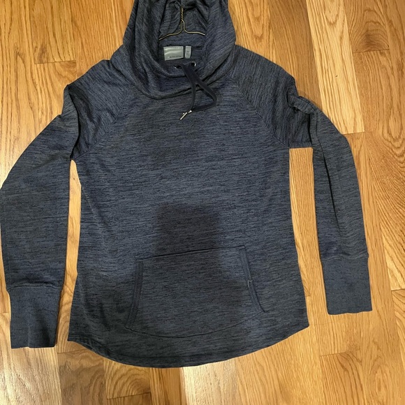 Athleta Womens Blissful Cowl Neck Active Hoodie Sweatshirt Size XS - Picture 1 of 4